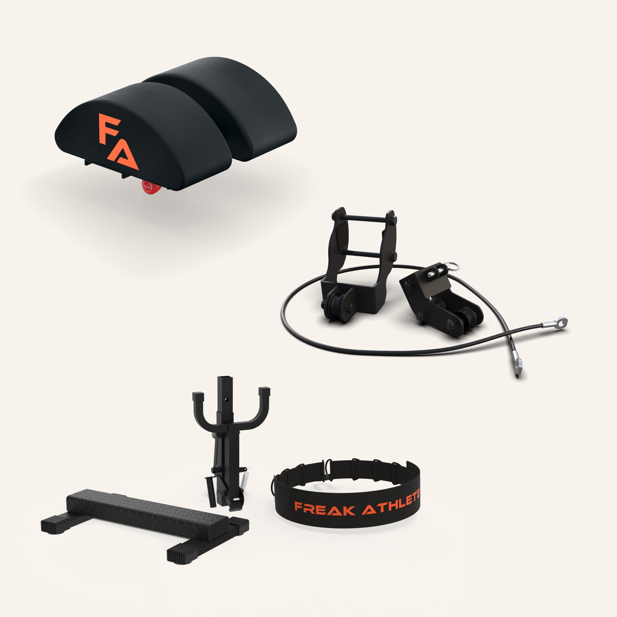 GHD Attachment + Belt Squat Attachment + Freak Athlete Belt + Cable Attachment