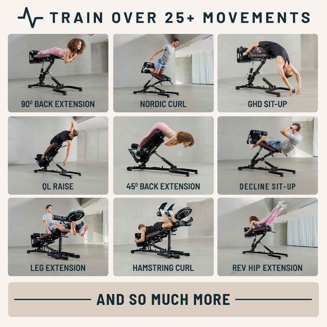Train over 25+ movements on the Hyper Pro X