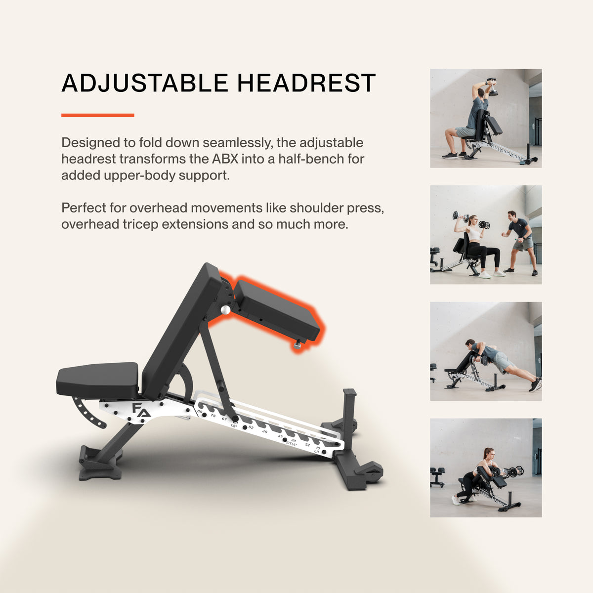 ABX Weight Bench - 10 Machines in 1 | Adjustable Weight Bench