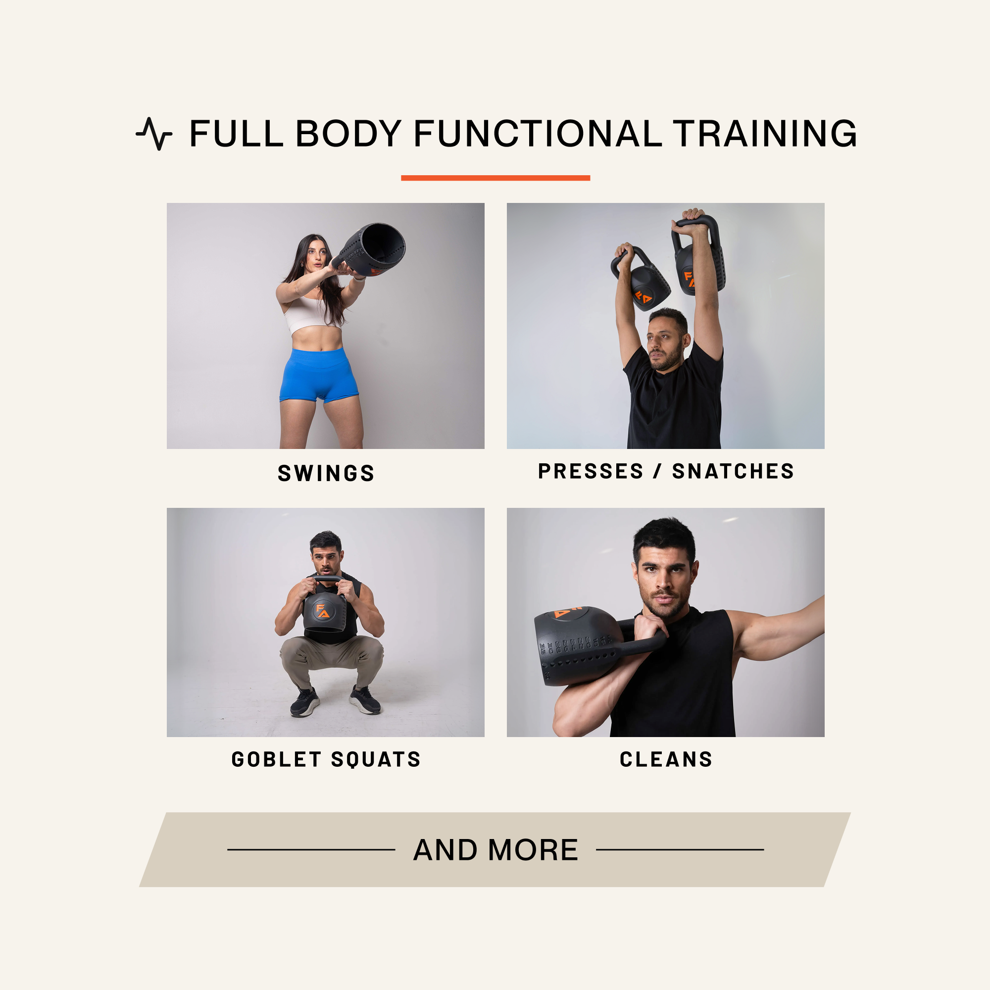 FA Adjustable Kettlebell Pair
