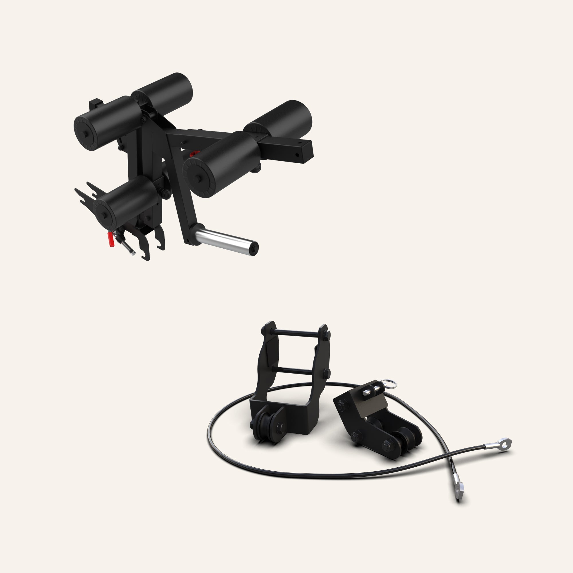 Leg Developer Attachment + Upper Body Kit + Cable Attachment Bundle